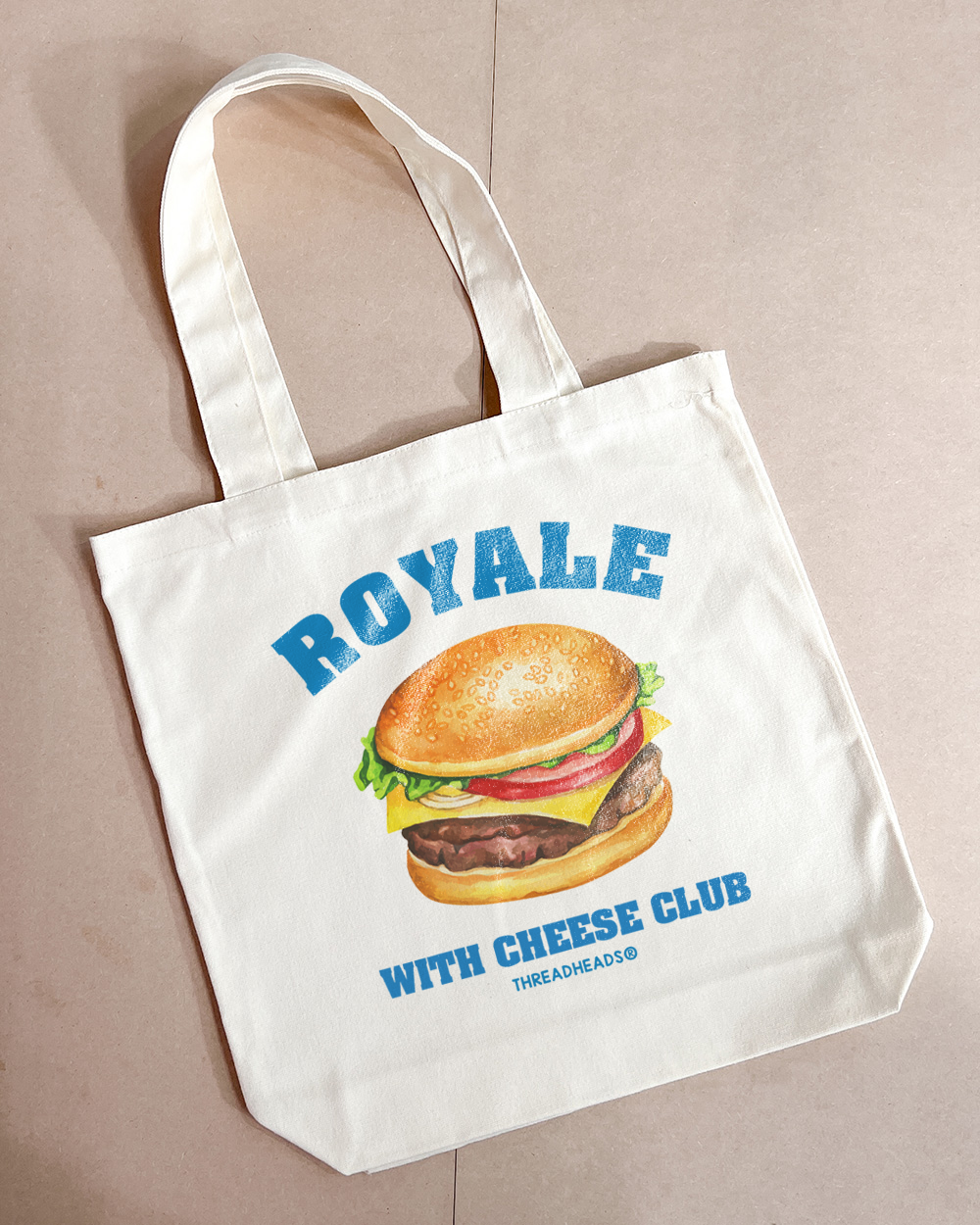 Royale With Cheese Tote Bag Australia Online Natural