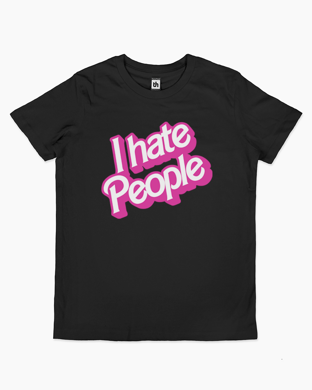 I Hate People Kids T-Shirt Black