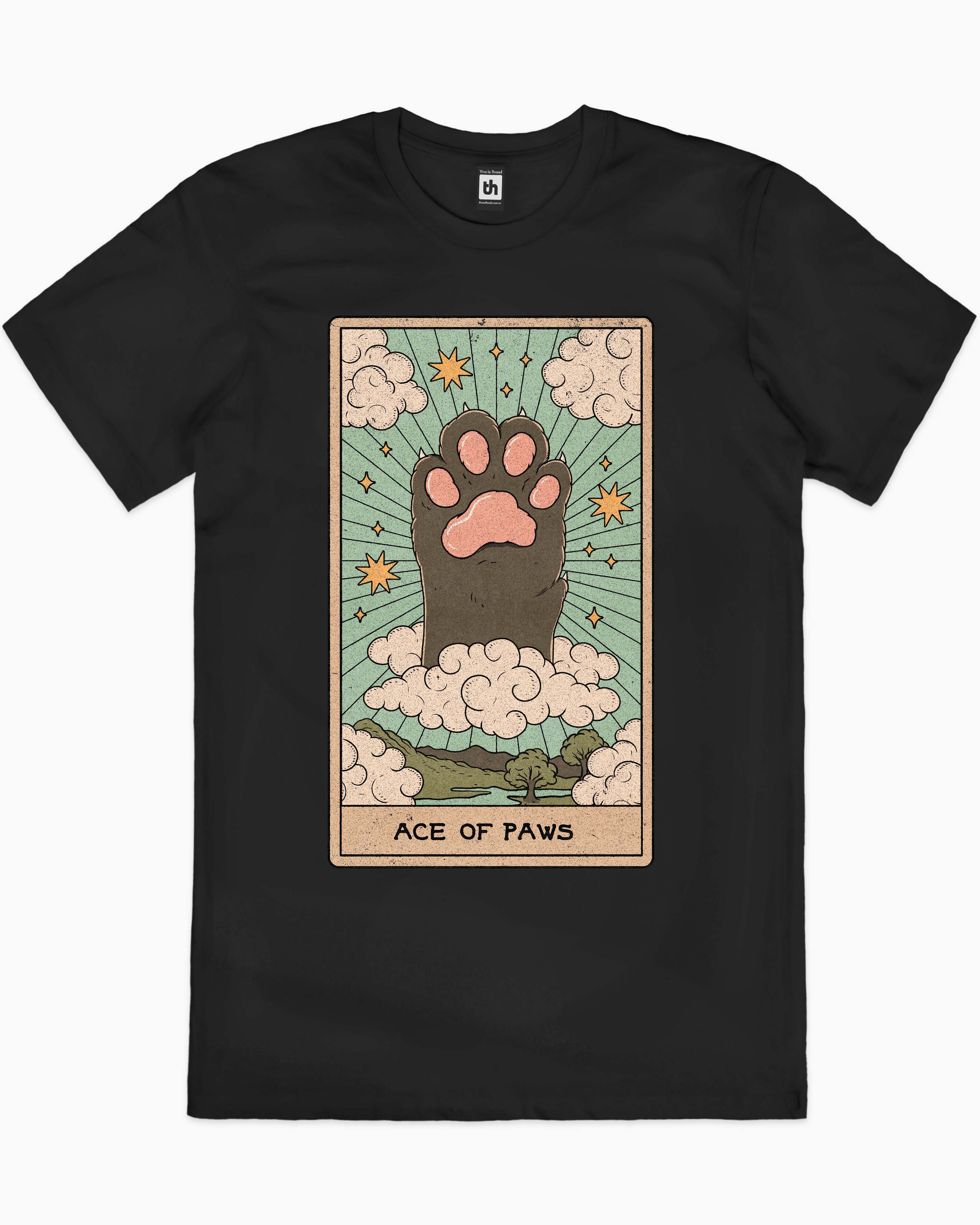 Ace Of Paws  T-Shirt Europe Online #colour_black
