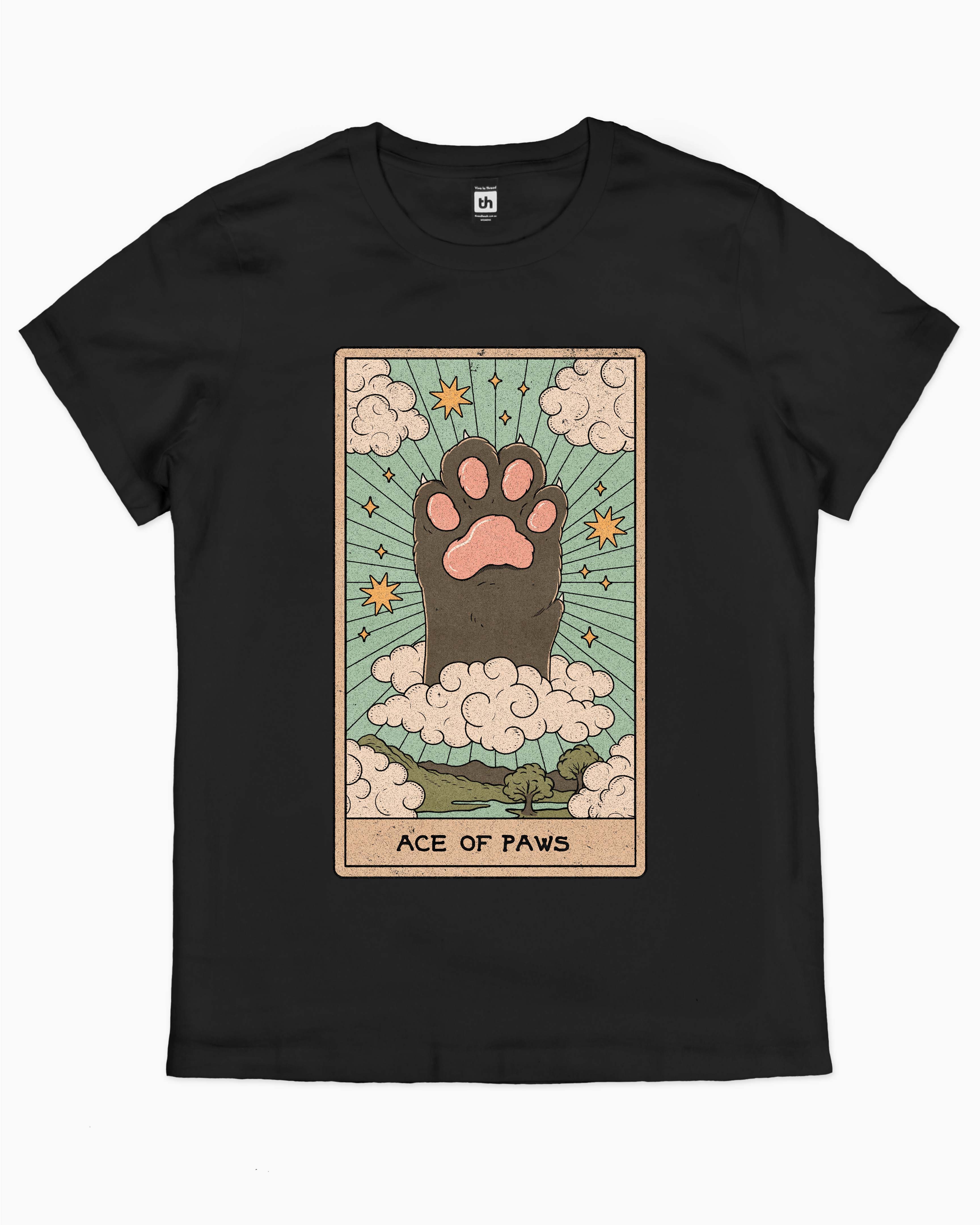 Ace Of Paws T-Shirt Australia Online #colour_black