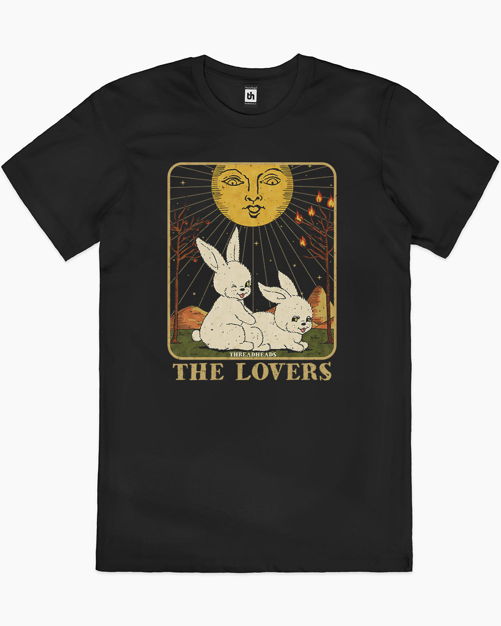 The Lovers T-Shirt Australia Online #colour_black
