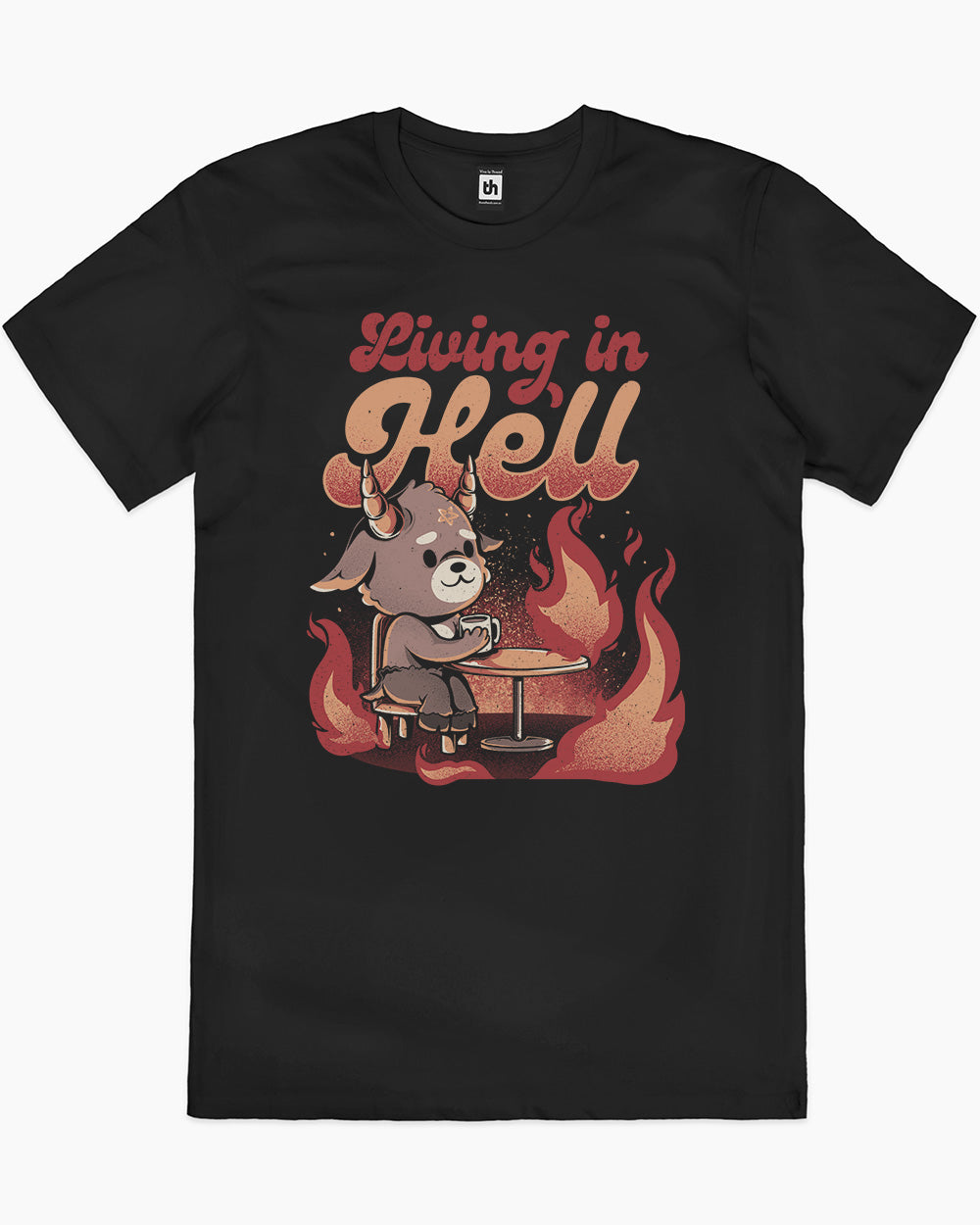 Living In Hell T-Shirt Europe Online #colour_black