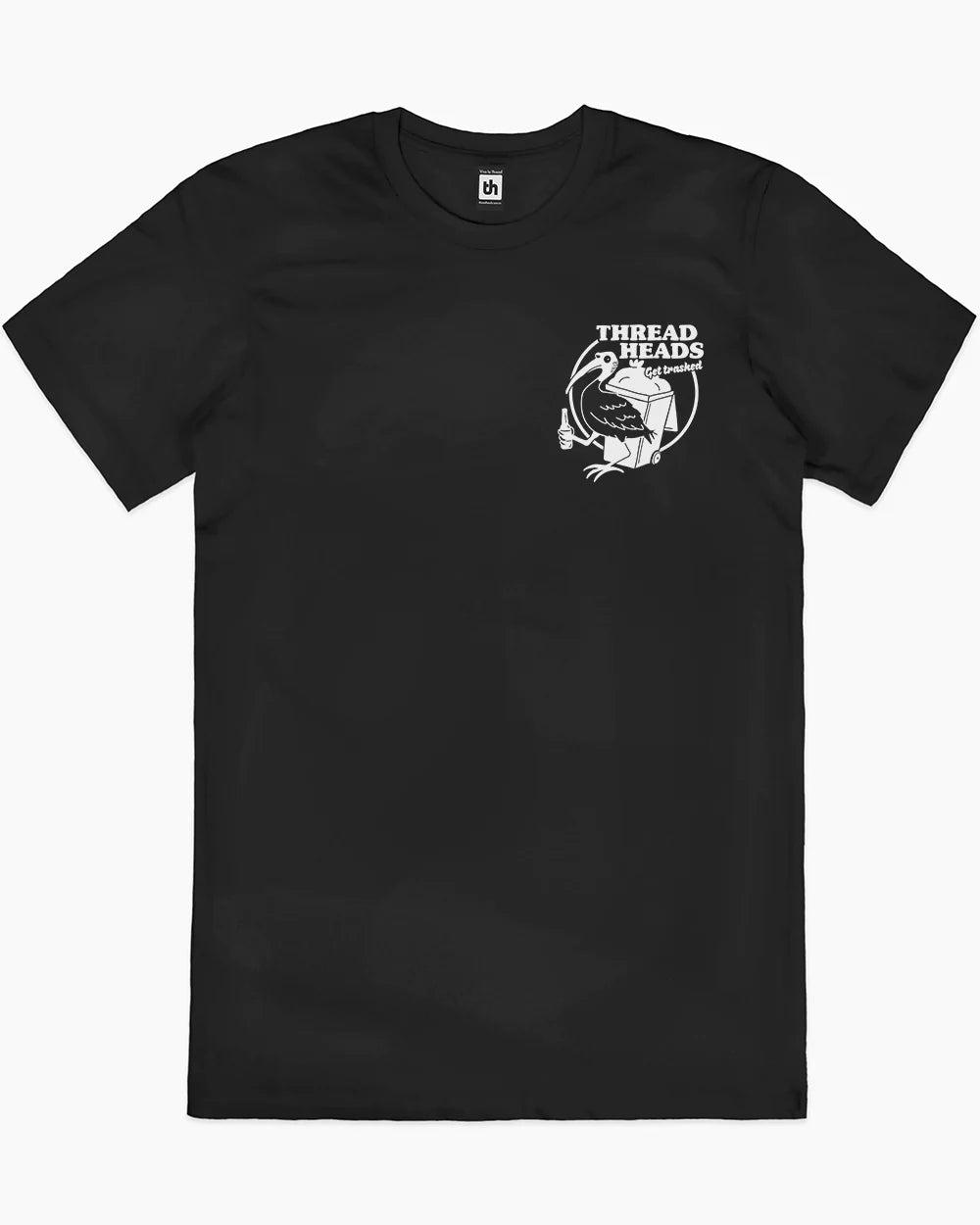 Bin Chicken Beer T-Shirt Australia Online #colour_black