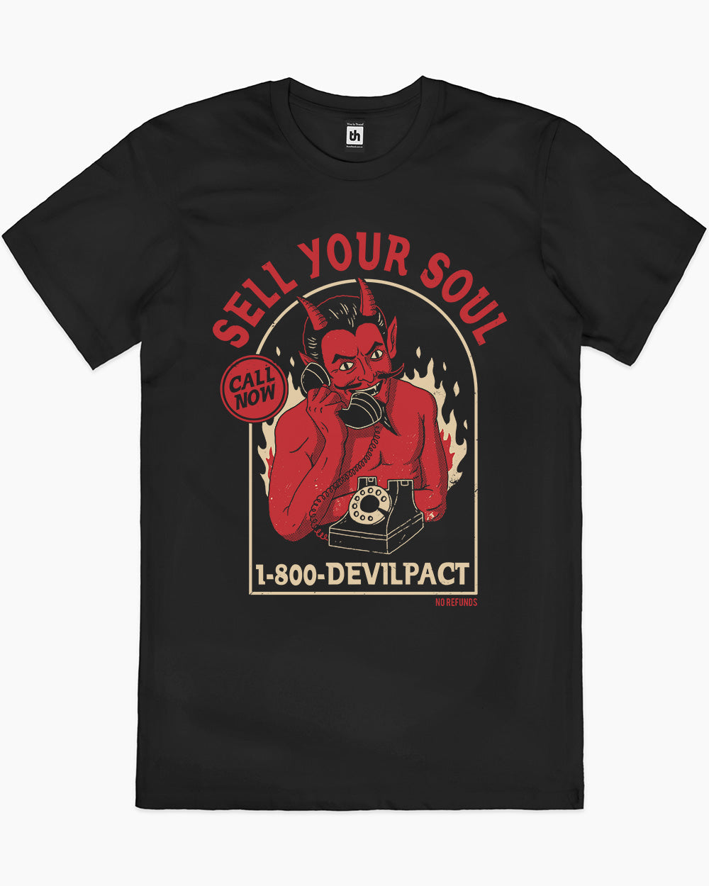 Sell Your Soul T-Shirt Europe Online #colour_black