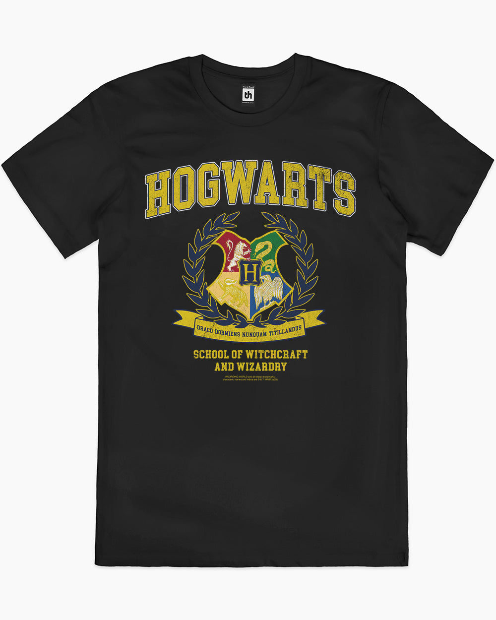Hogwarts College T-Shirt Australia Online #colour_black