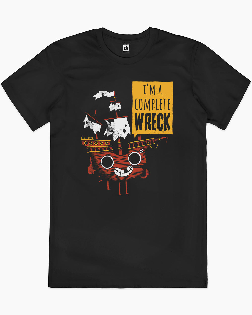 I'm a Complete Wreck T-Shirt Europe Online #colour_black