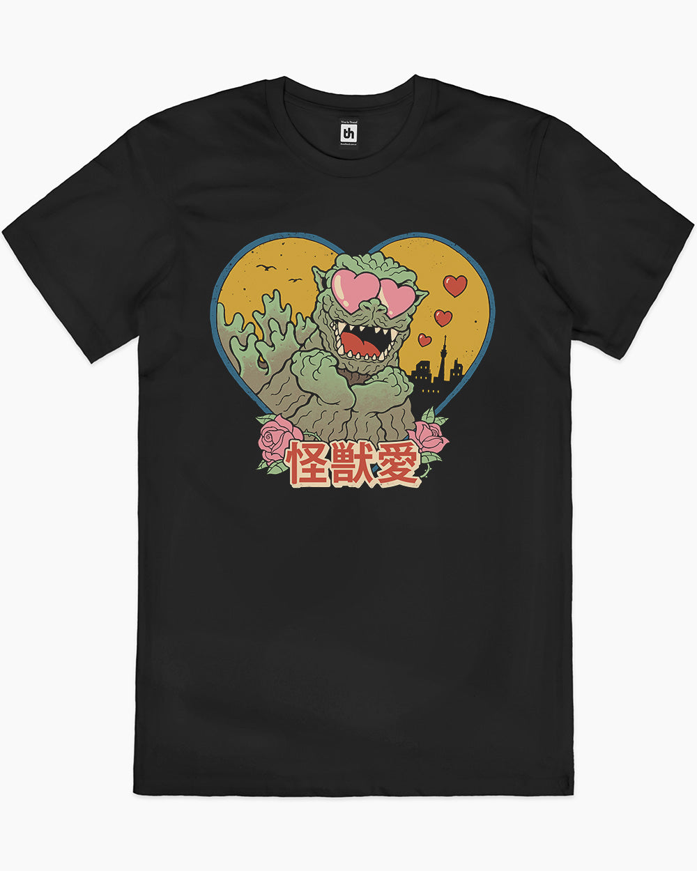 Kaiju Love T-Shirt Europe Online #colour_black