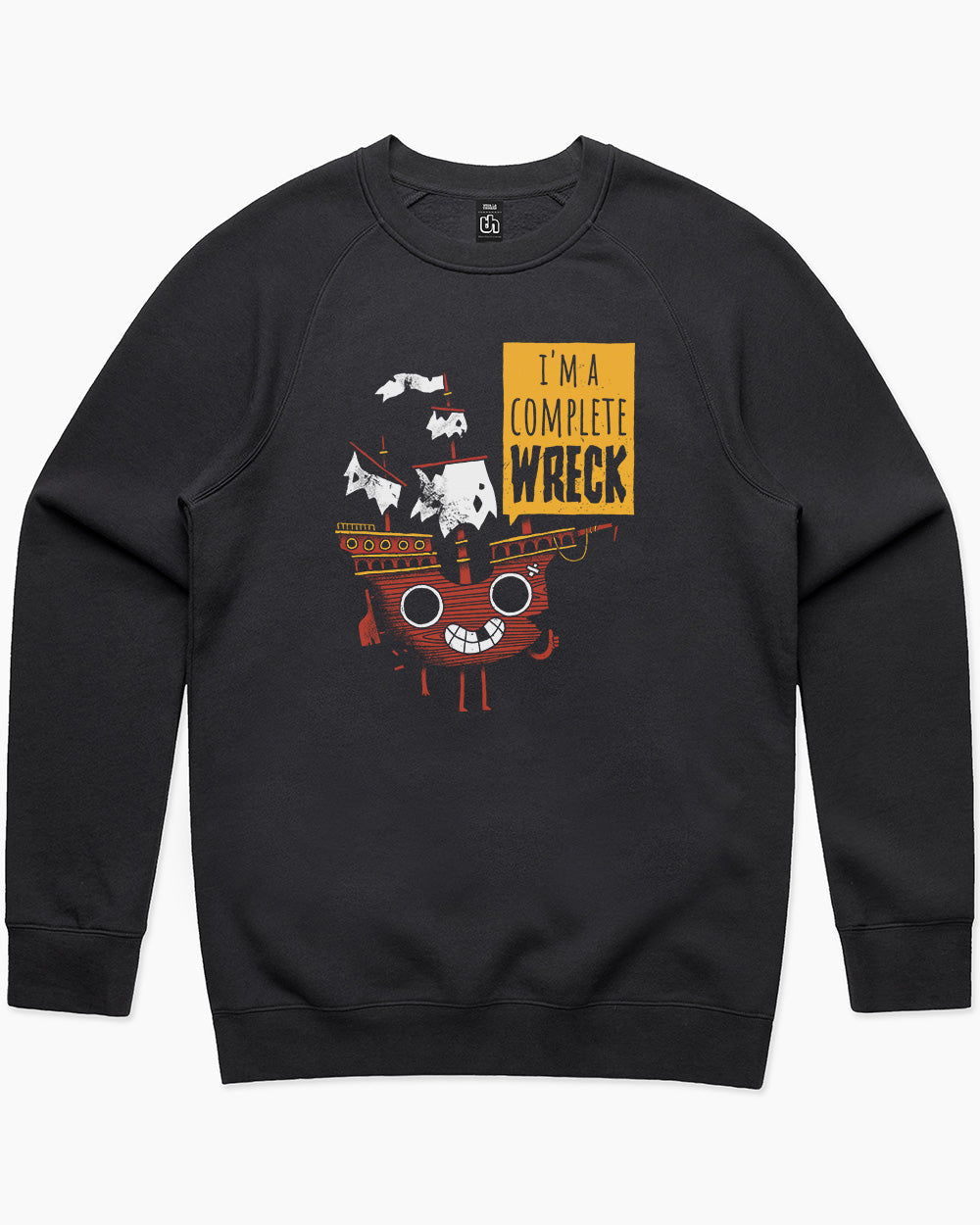 I'm a Complete Wreck Sweater Europe Online #colour_black