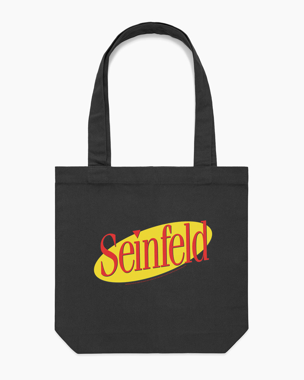 Seinfeld Logo Tote Bag Europe Online #colour_black