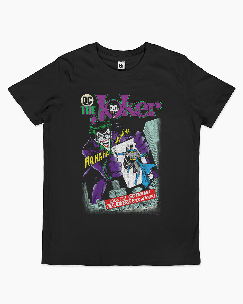 The Joker's Back In Town Kids T-Shirt Europe Online #colour_black