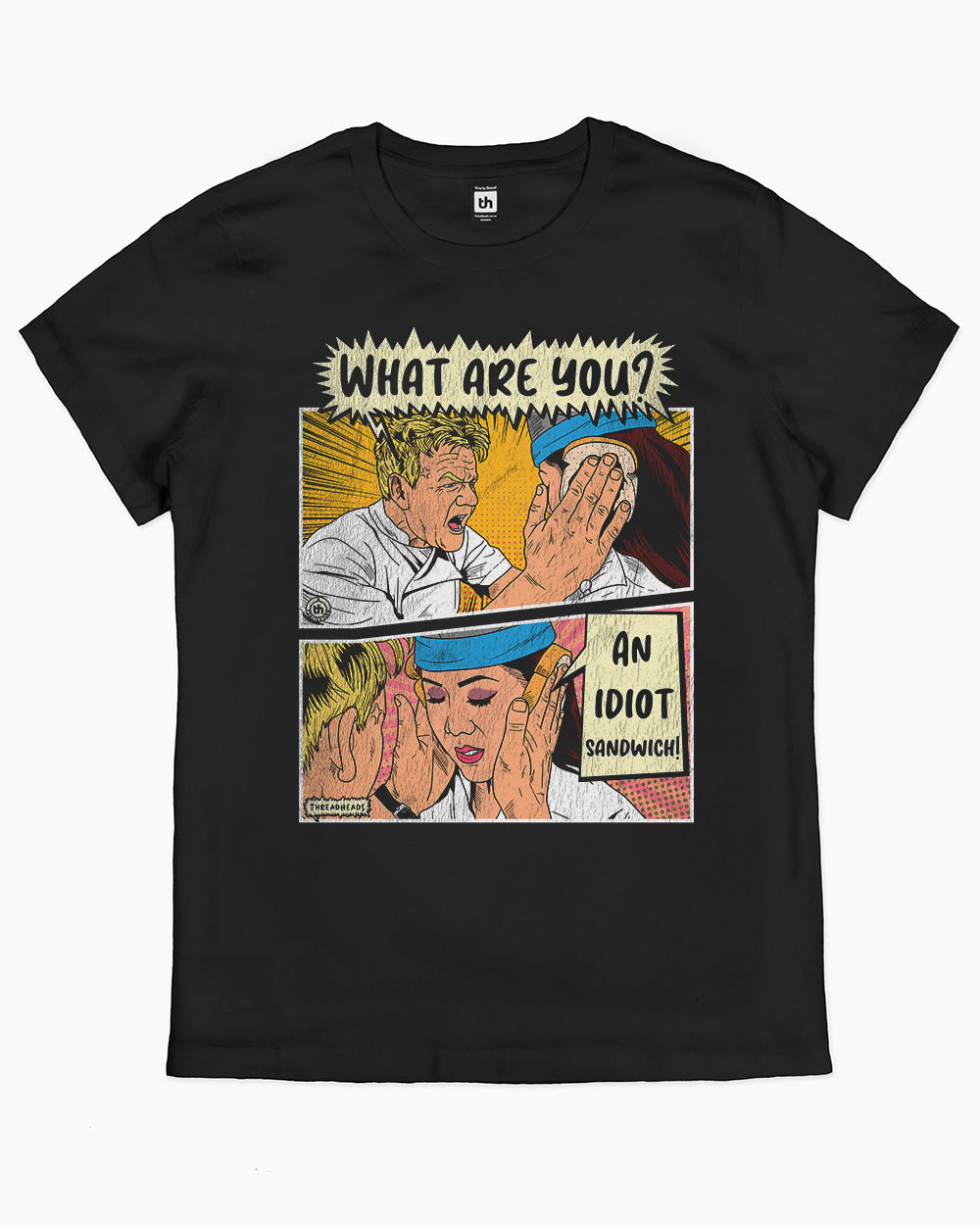 Idiot Sandwich T-Shirt Australia Online #colour_black
