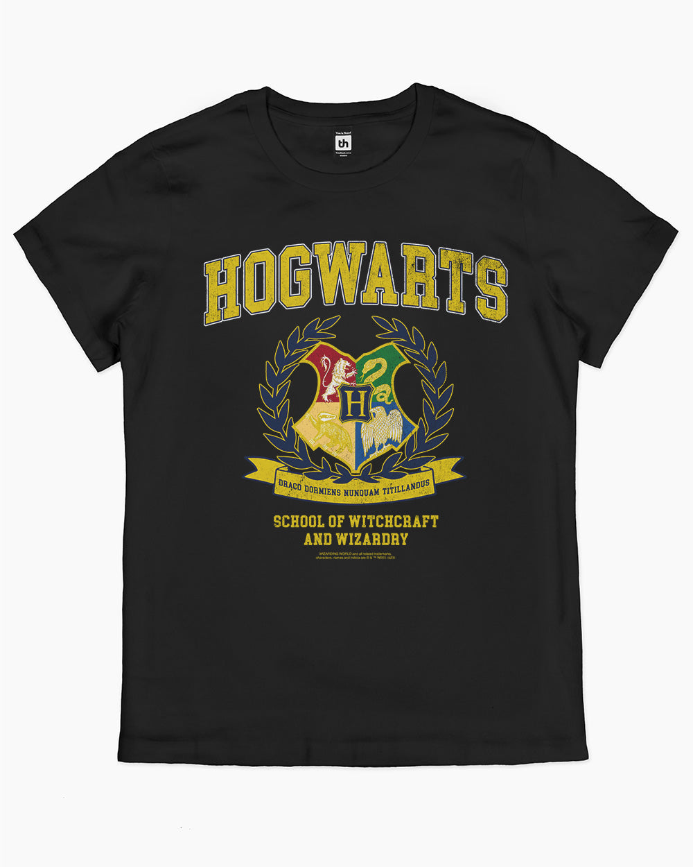 Hogwarts College T-Shirt Australia Online #colour_black