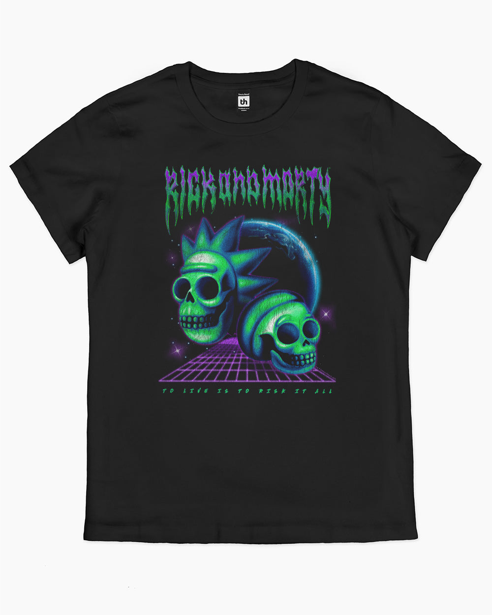 Rick and Morty To Live T-Shirt Australia Online #colour_black