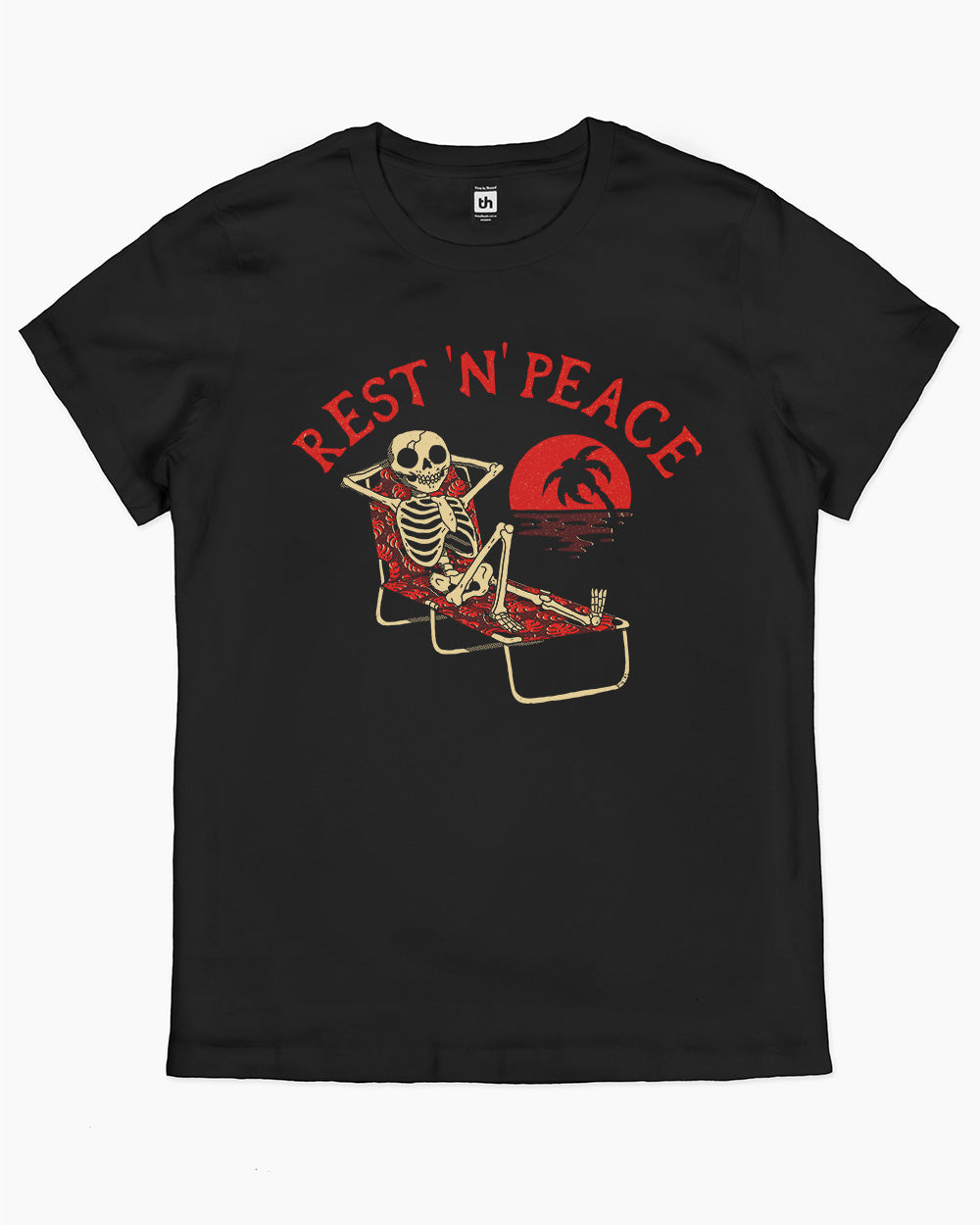 Rest N Peace T-Shirt Australia Online #colour_black