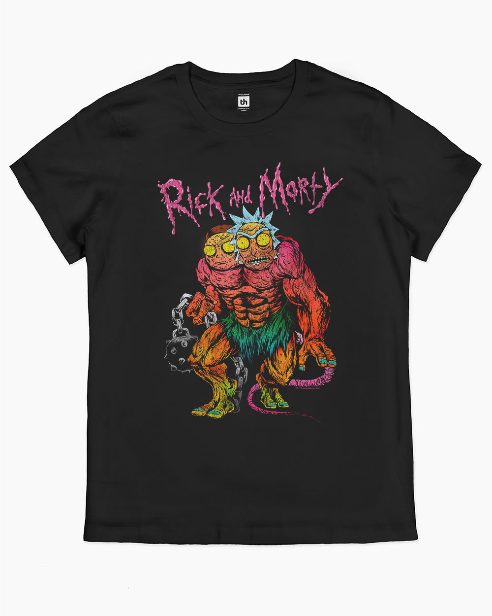 Rick and Morty Monsters T-Shirt Australia Online #colour_black