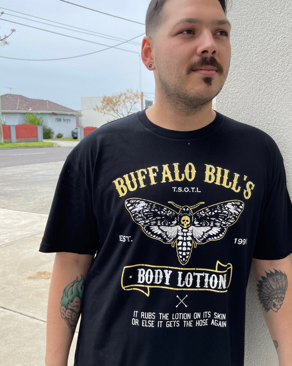Buffalo Bill's Rubbing Lotion T-Shirt Europe Online #colour_black
