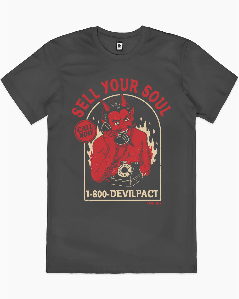 Sell Your Soul T-Shirt Australia Online #colour_coal