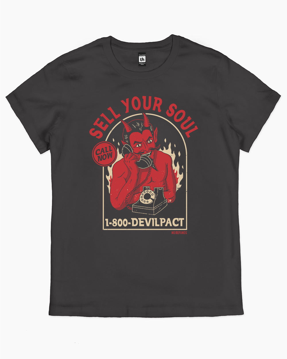 Sell Your Soul T-Shirt Australia Online #colour_coal