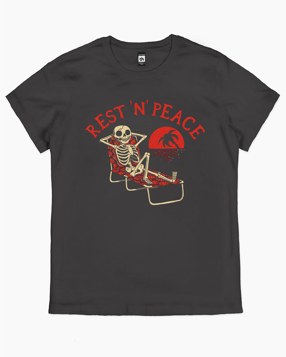 Rest N Peace T-Shirt Australia Online #colour_coal