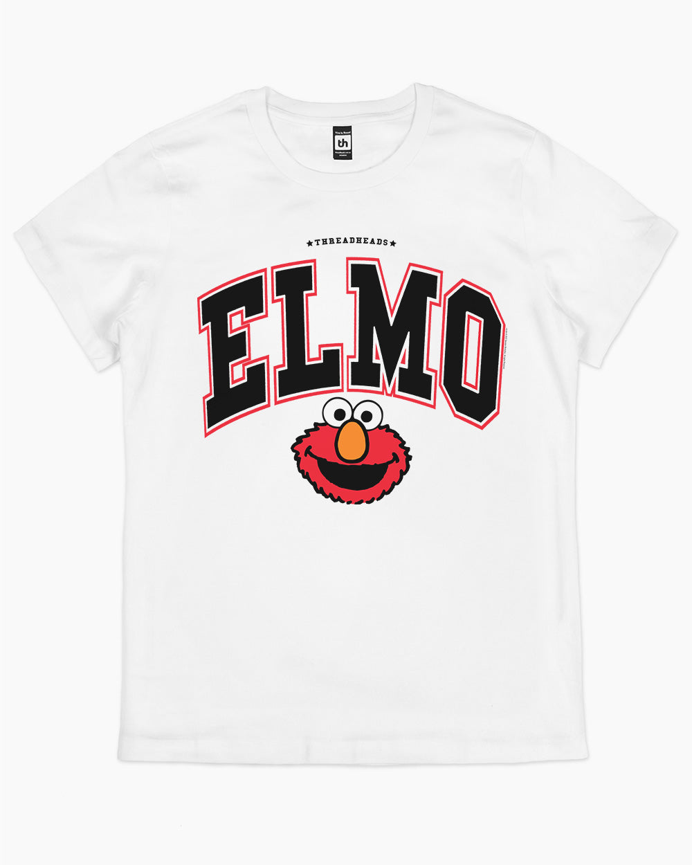 Elmo College T-Shirt Australia Online #colour_white