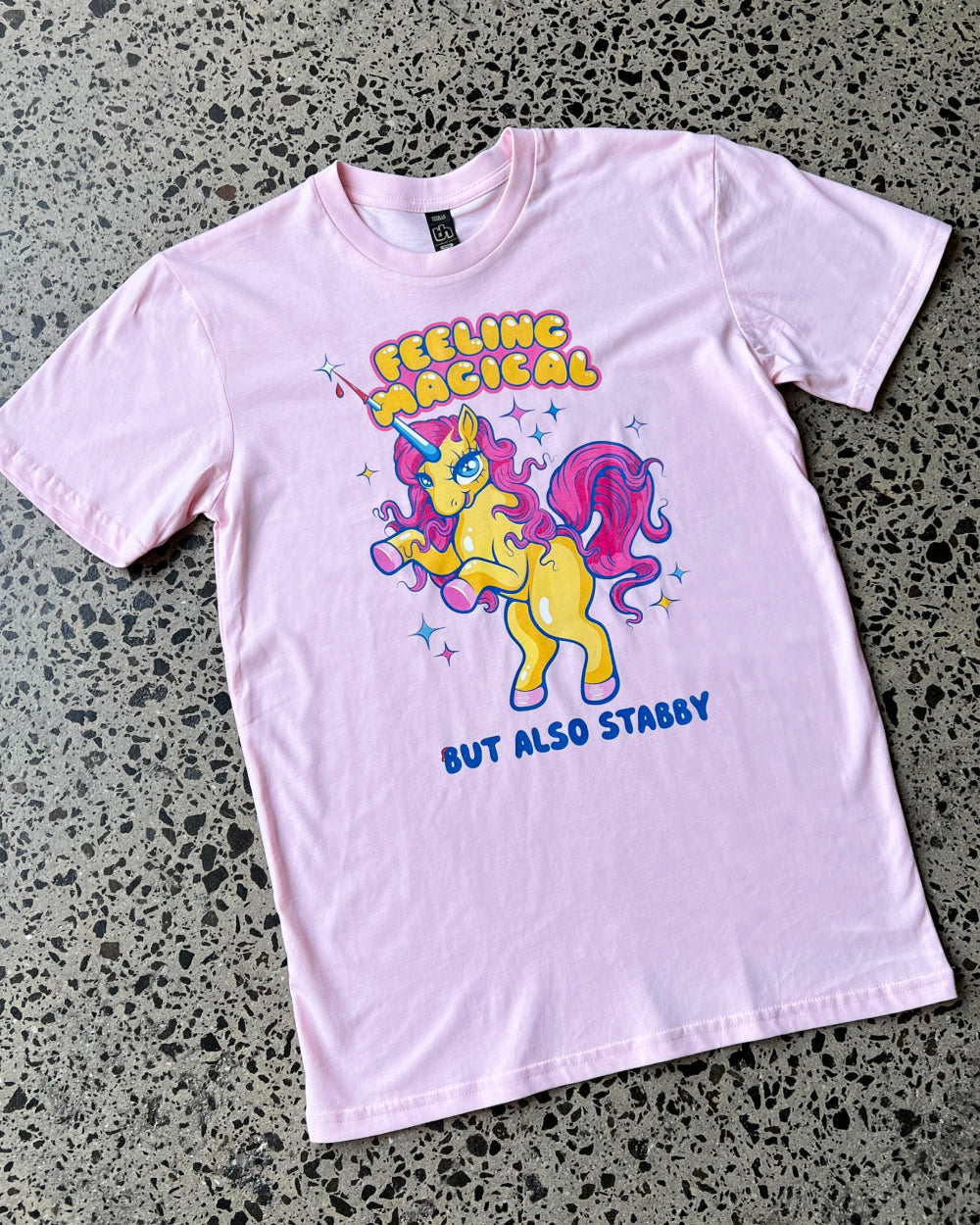 Feeling Magical but also Stabby T-Shirt Europe Online #colour_pink