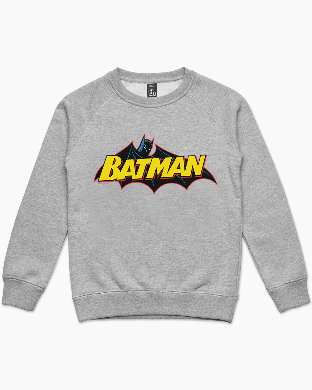 Bat Cape Logo Kids Jumper Europe Online #colour_grey