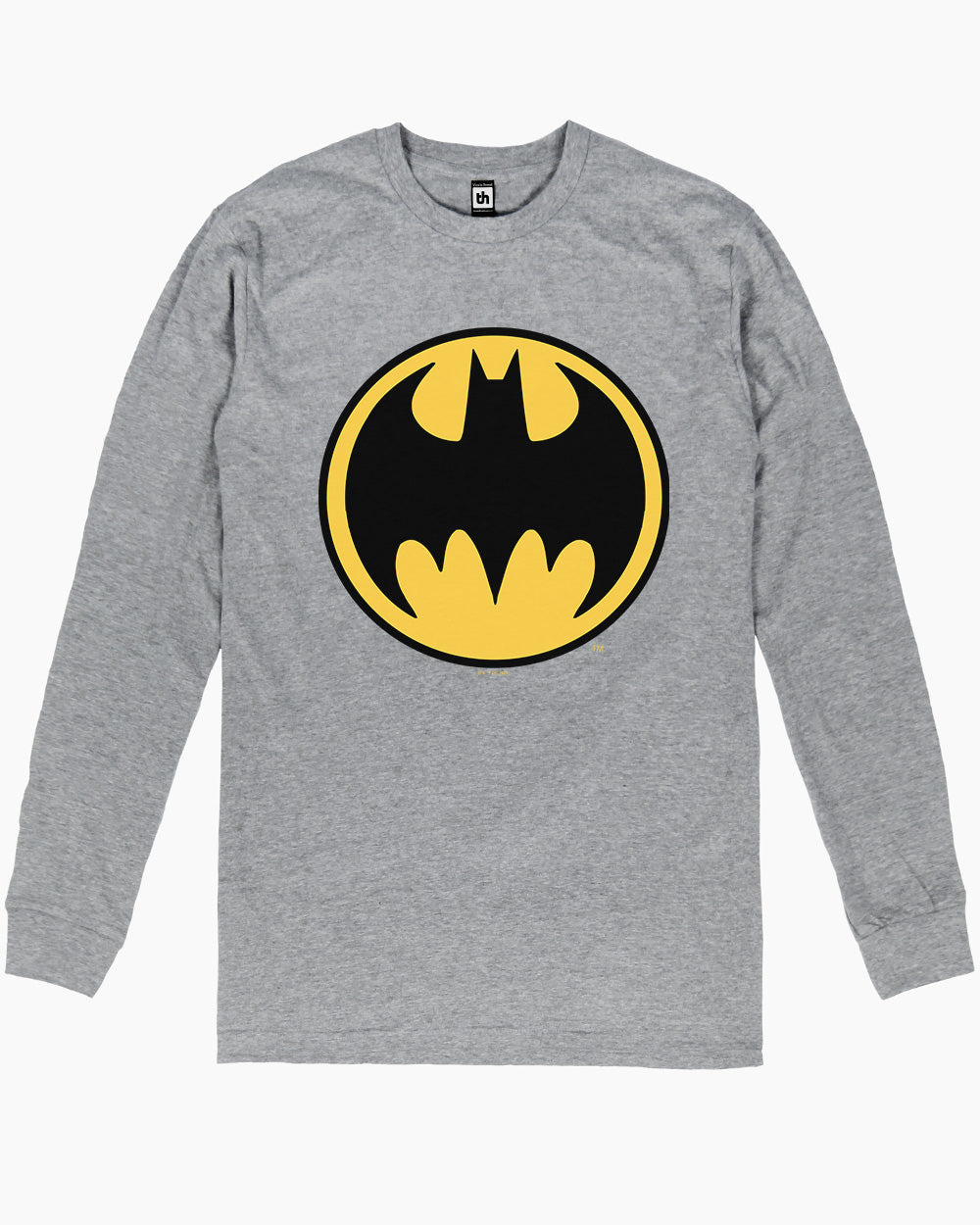 Bat Signal Logo Long Sleeve Australia Online #colour_grey