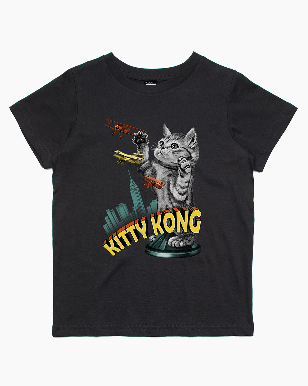 Kitty Kong Kids T-Shirt Europe Online #colour_black