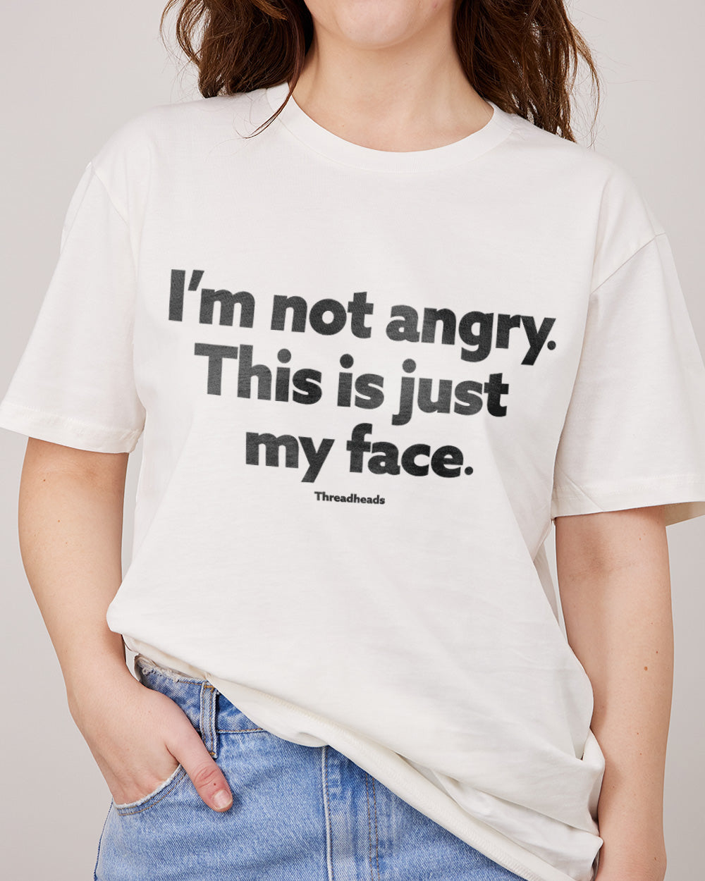 I'm Not Angry T-Shirt Europe Online #colour_natural