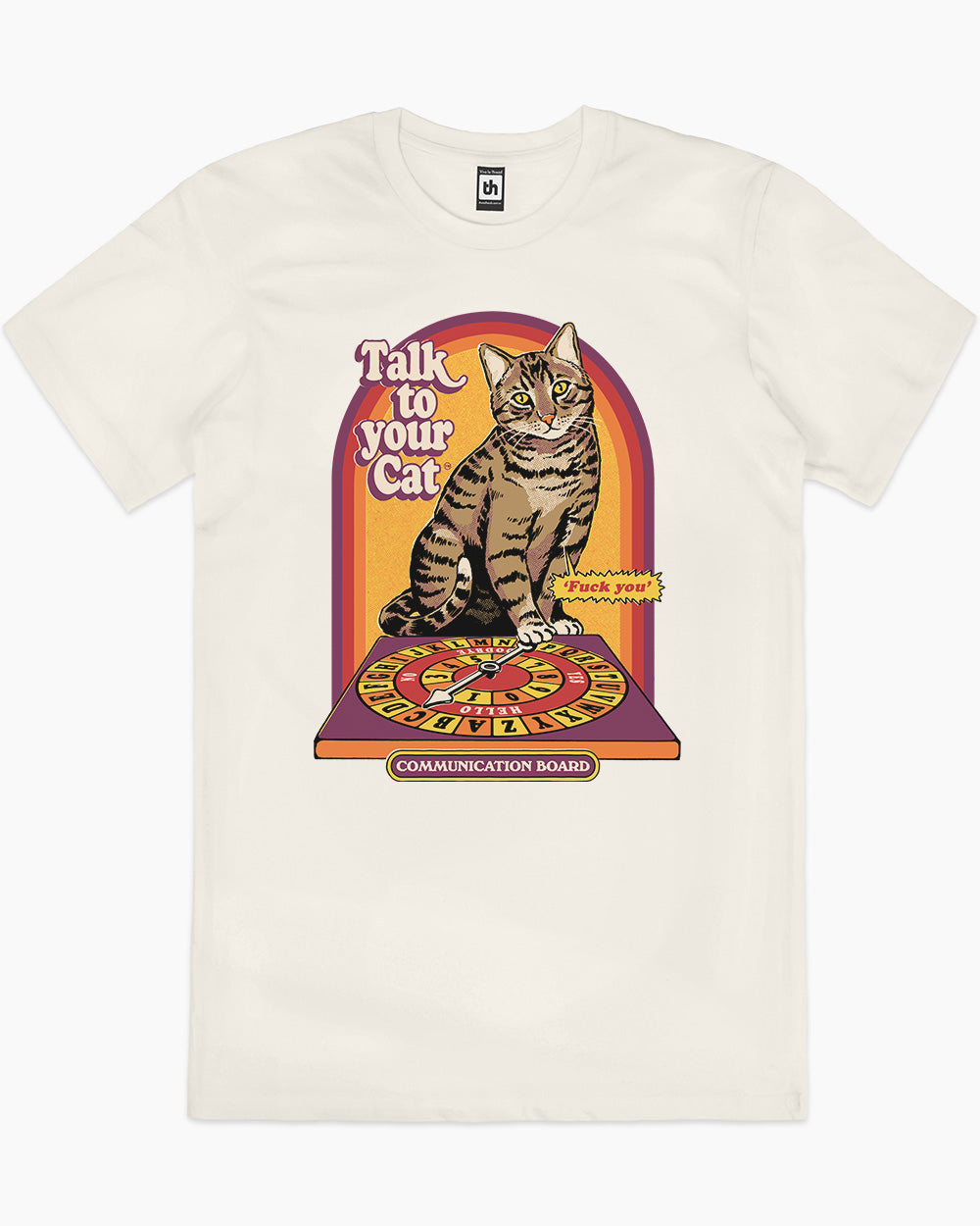 Talk To Your Cat T-Shirt Europe Online #colour_natural