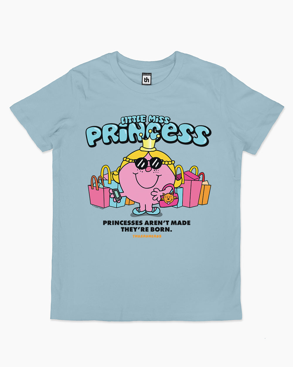 Little Miss Princess Kids T-Shirt Europe Online #colour_pale blue
