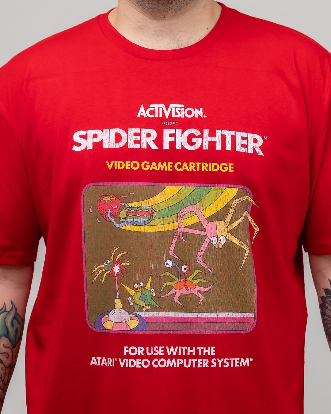 Spider Fighter Vintage T-Shirt Europe Online #colour_red