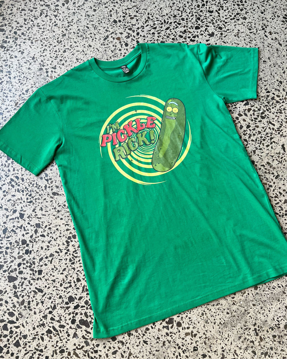 Pickle Rick T-Shirt Europe Online #colour_green