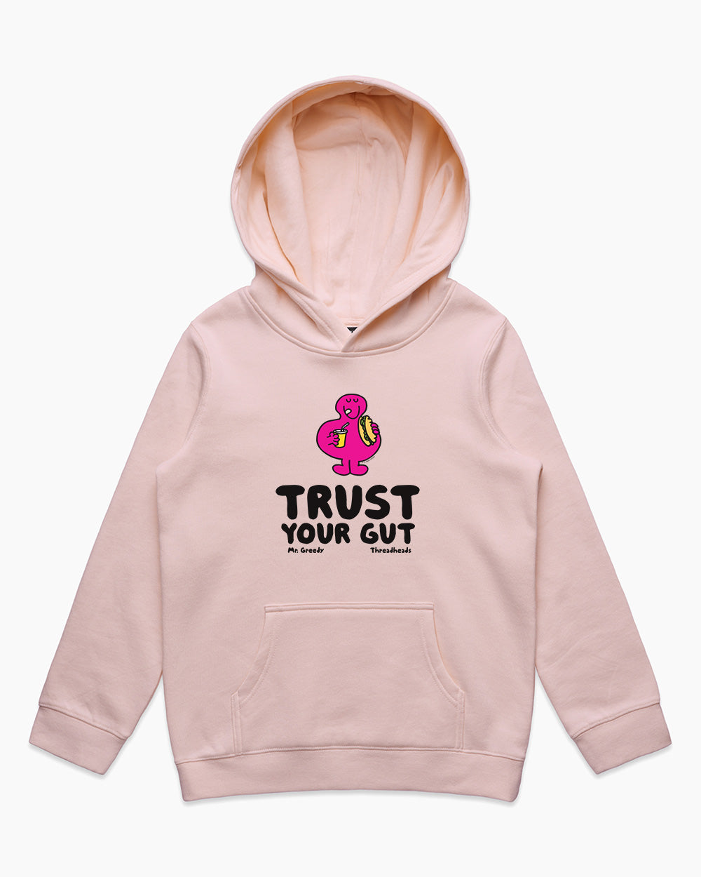 Trust Your Gut Kids Hoodie Europe Online #colour_pink