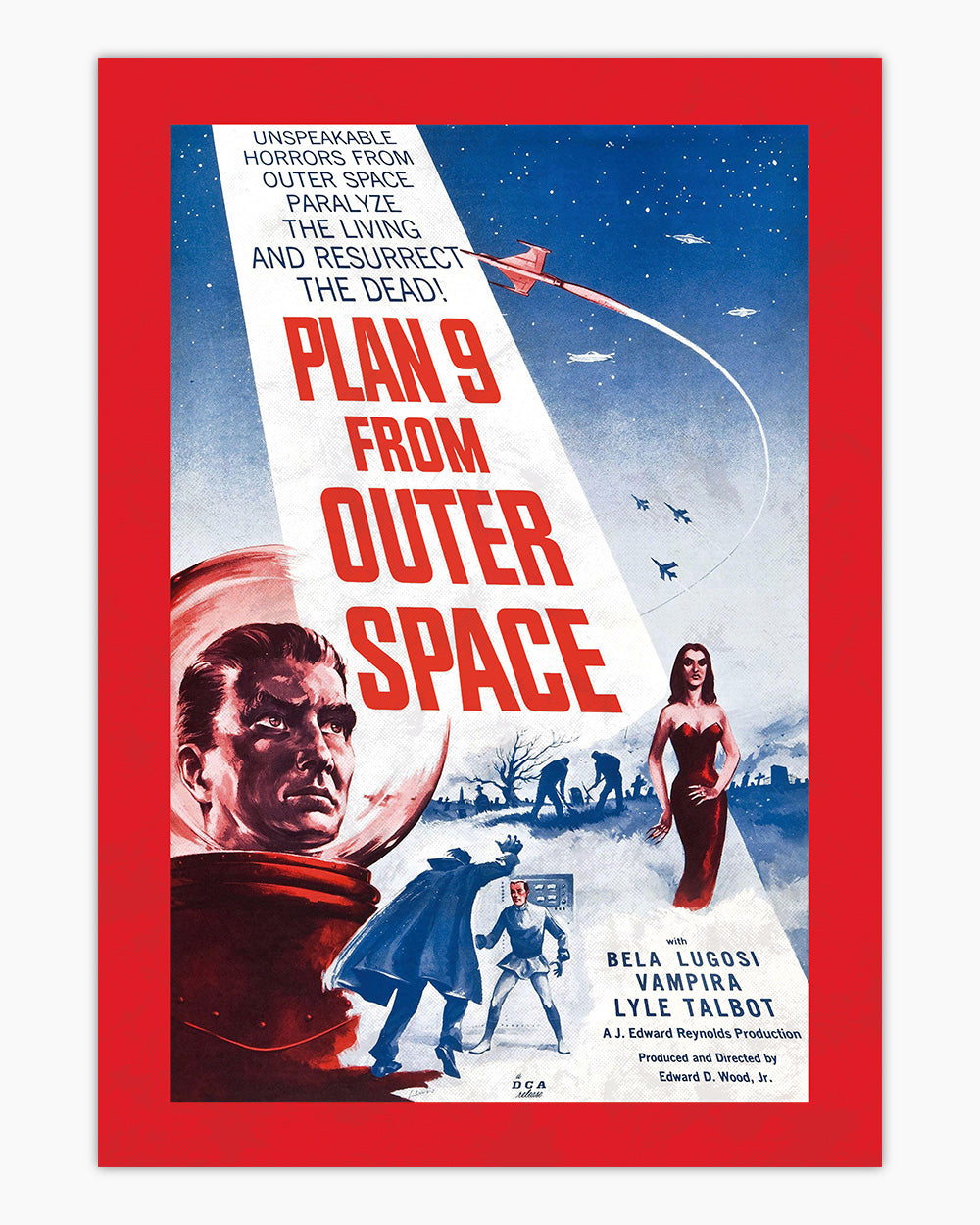 Plan 9 From Outer Space Art Print | Wall Art