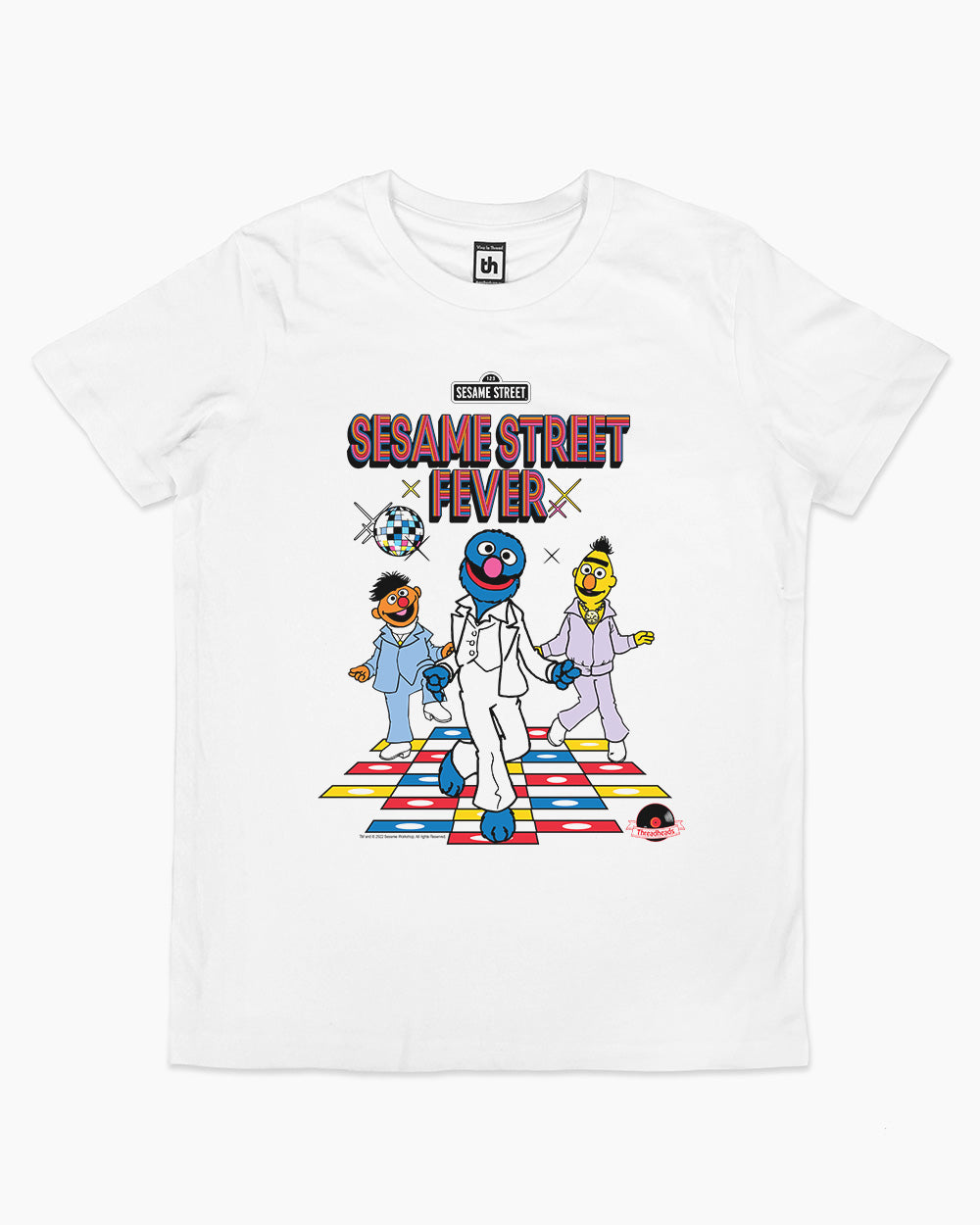 Sesame Street Fever Kids T-Shirt Australia Online #colour_white