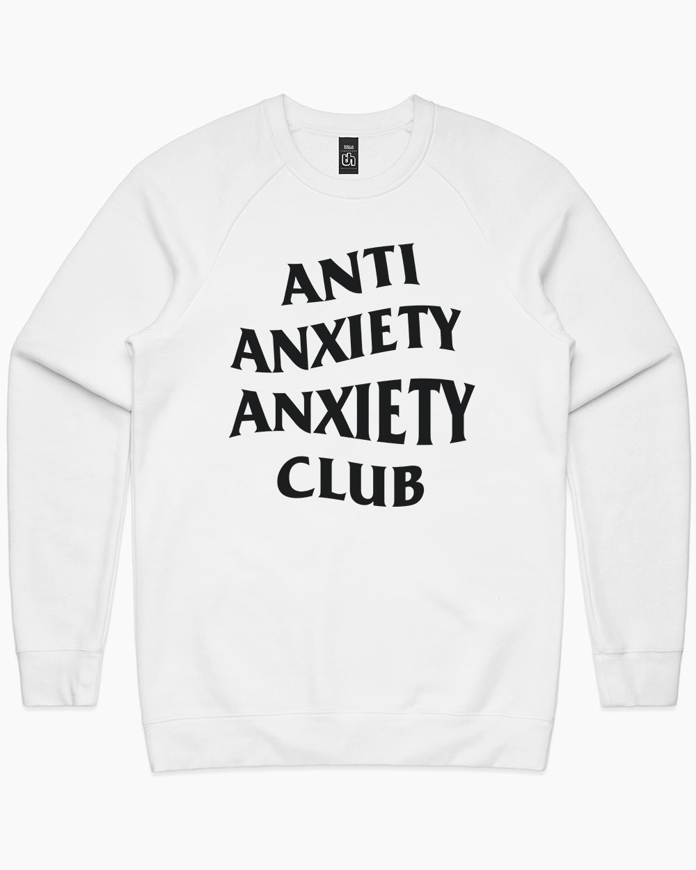 Anti Anxiety Anxiety Club Jumper Europe Online #colour_white