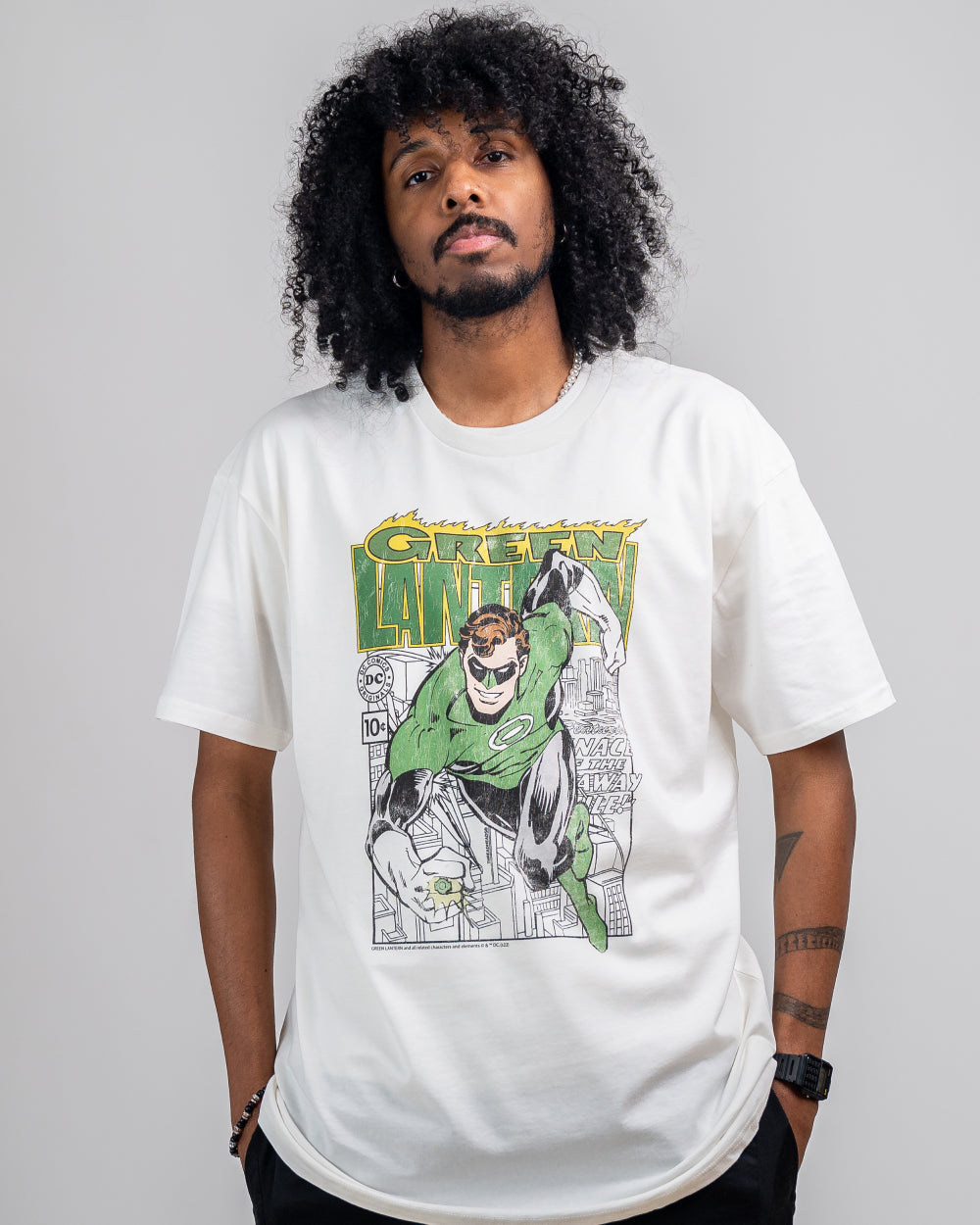 Green Lantern T-Shirt Australia Online #colour_white