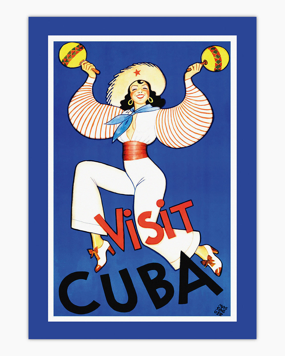 Visit Cuba Art Print | Wall Art
