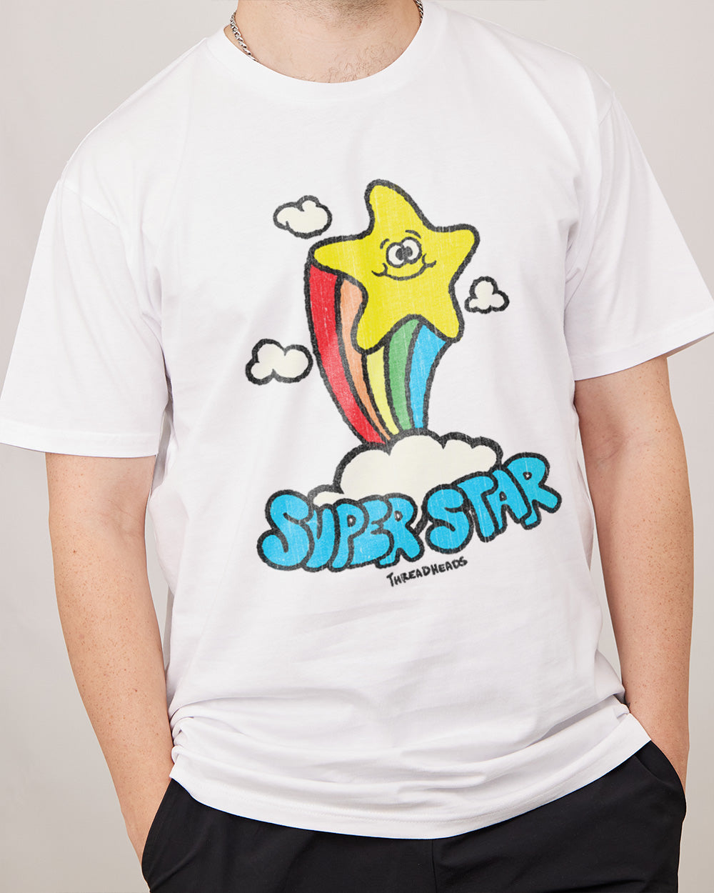 Super Star T-Shirt Europe Online #colour_white