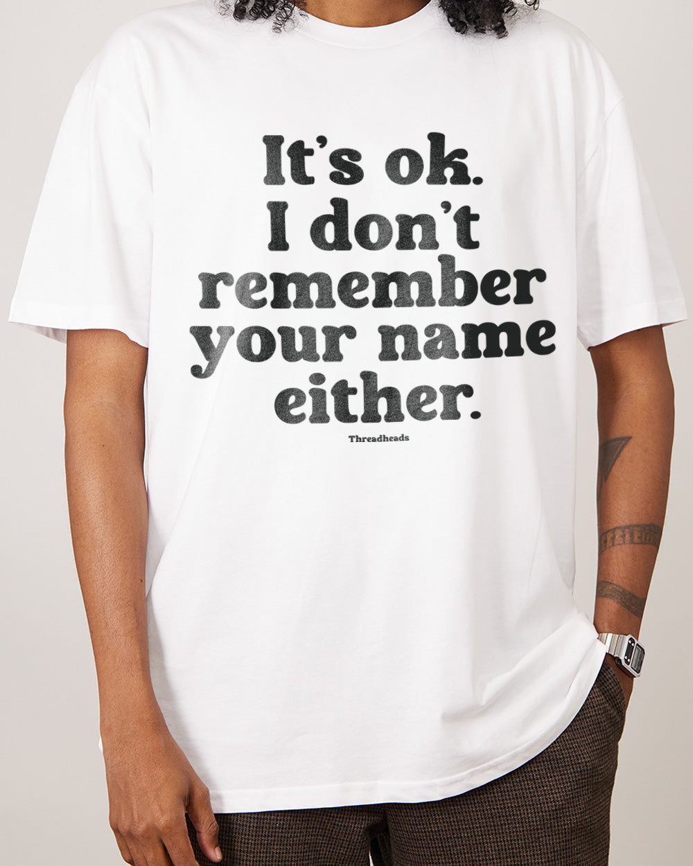 Don't Remember Your Name T-Shirt Europe Online #colour_white