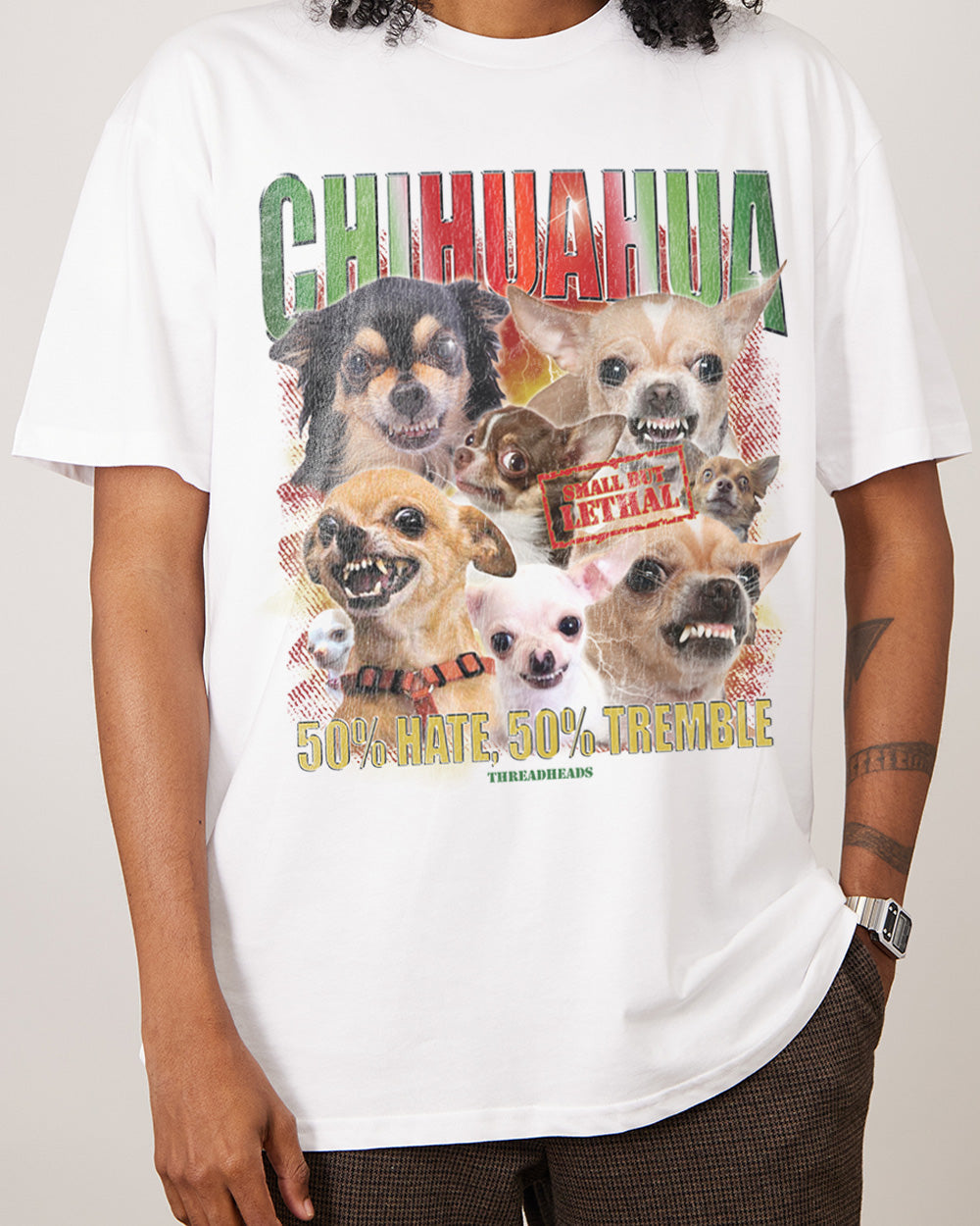 The Chihuahua T-Shirt Europe Online #colour_white
