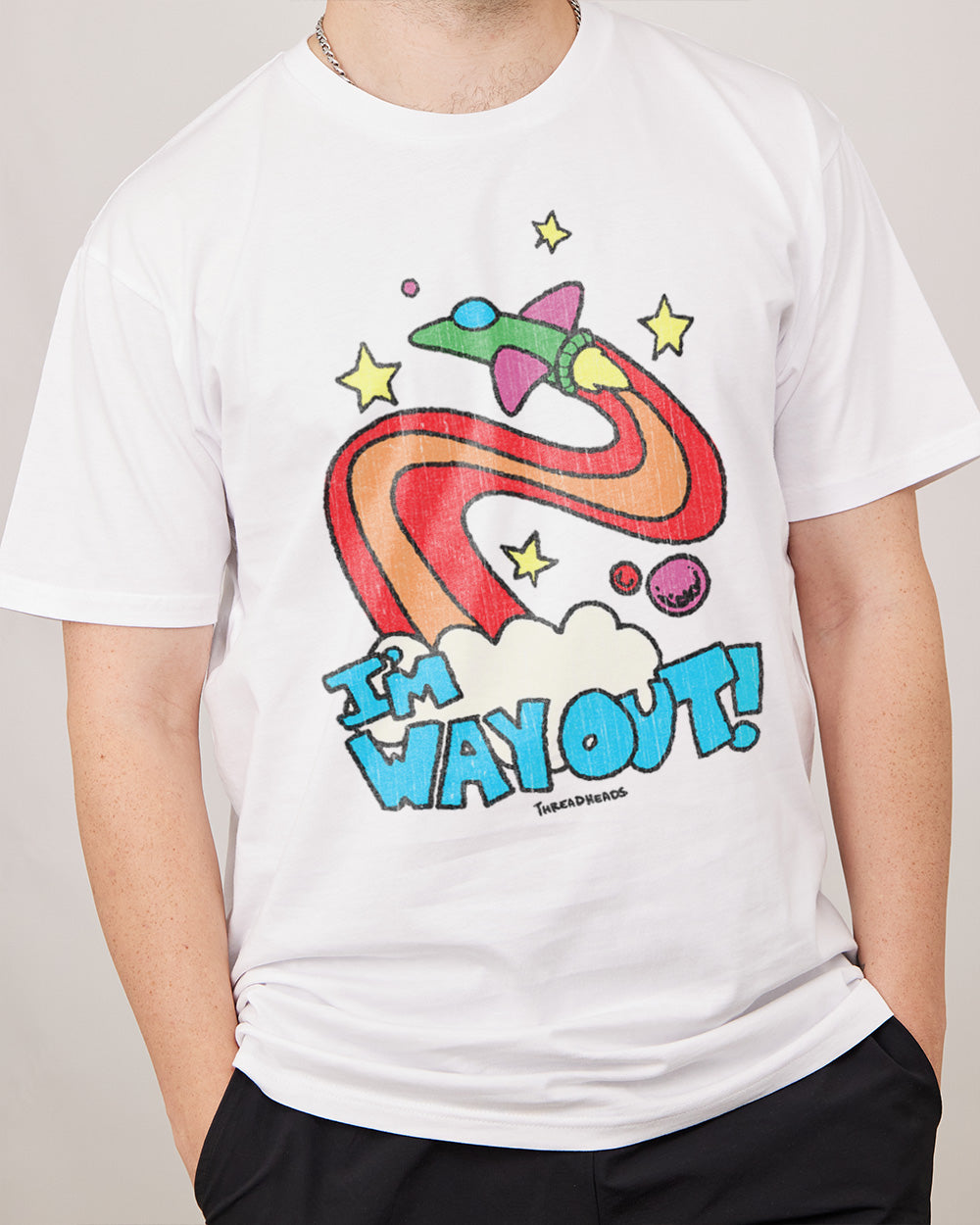 I'm Way Out T-Shirt Europe Online #colour_white