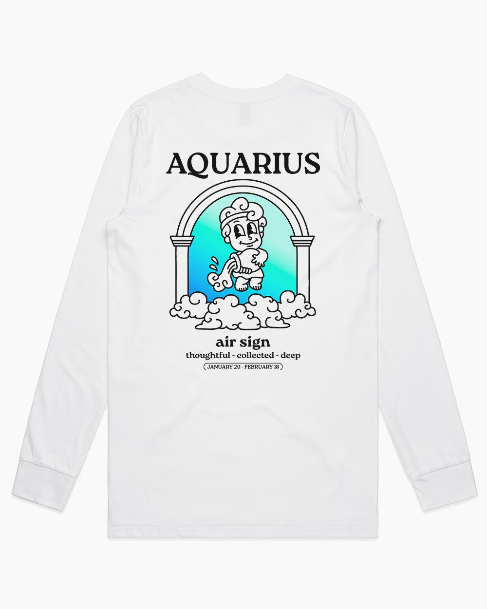 Aquarius Long Sleeve Australia Online #colour_white
