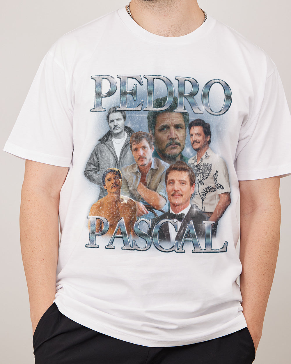 Pedro Pascal T-Shirt Europe Online #colour_white