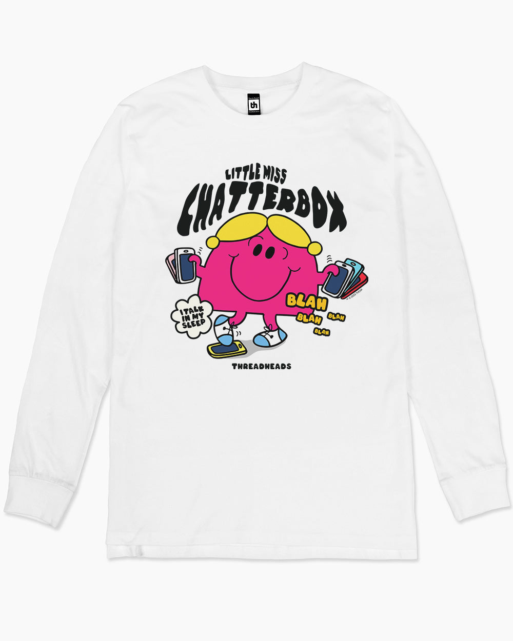 Little Miss Chatterbox Long Sleeve Europe Online #colour_white