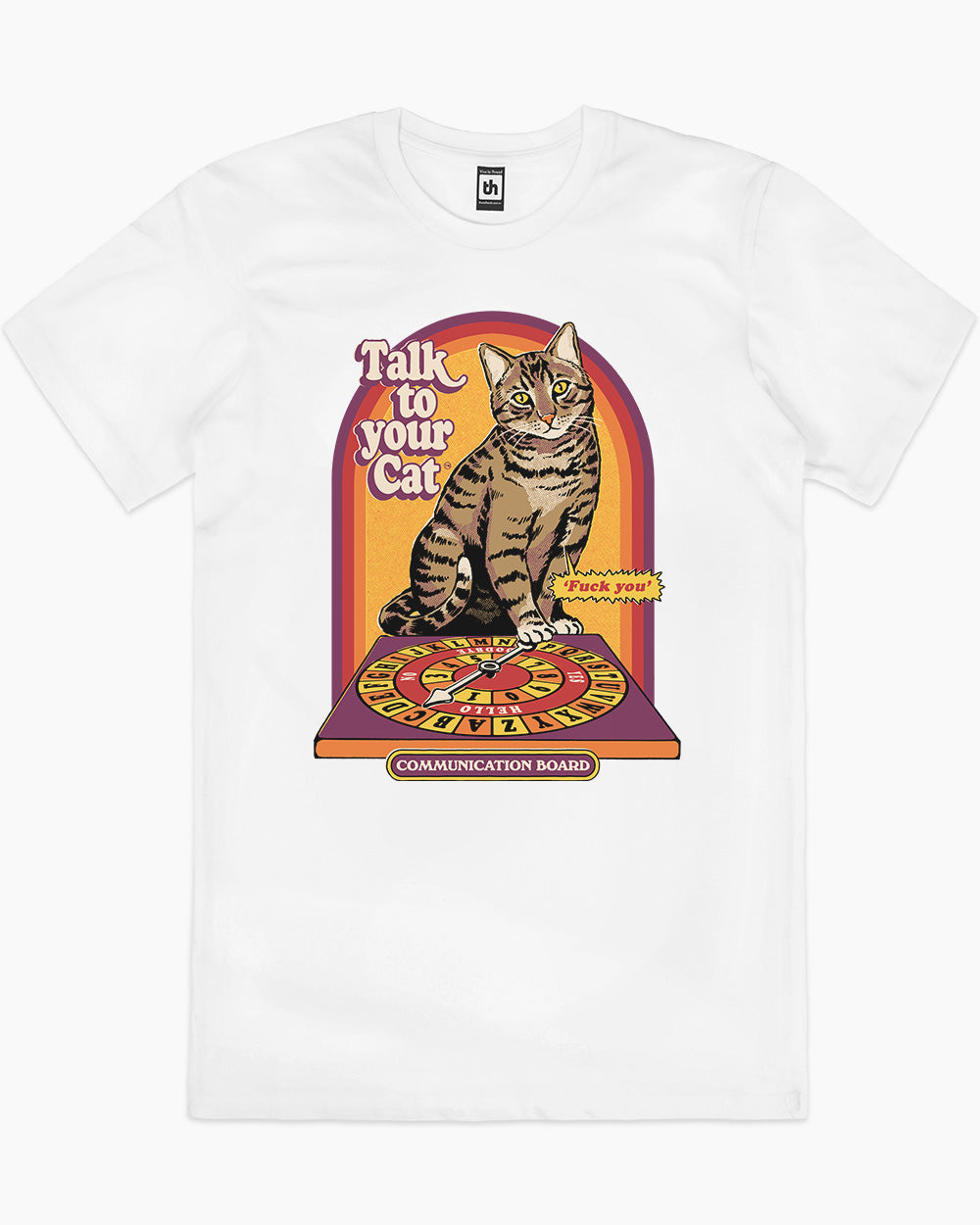 Talk To Your Cat T-Shirt Europe Online #colour_white