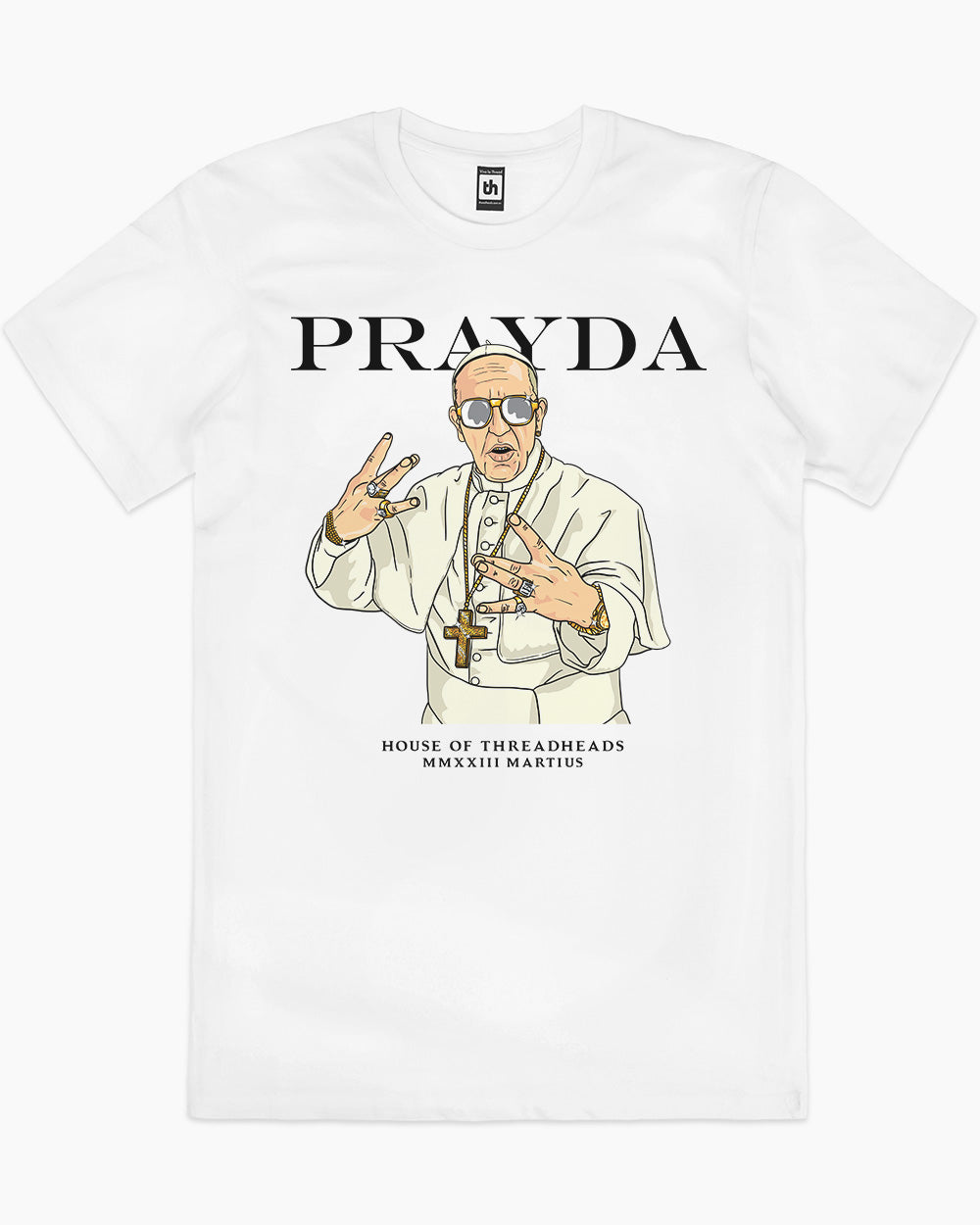 Prayda T-Shirt Europe Online #colour_white