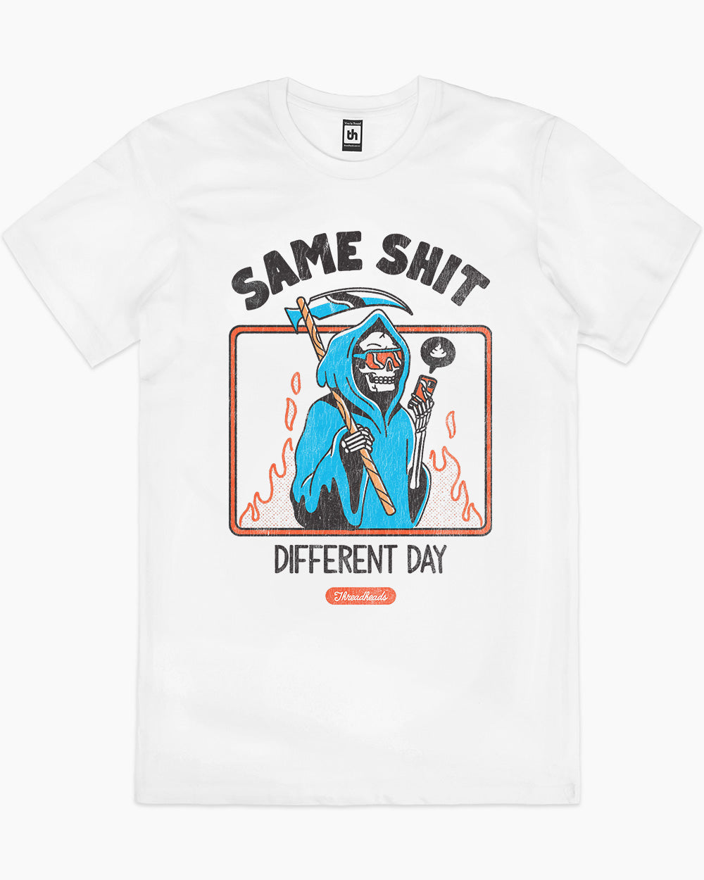 Same Shit Different Day T-Shirt Europe Online #colour_white