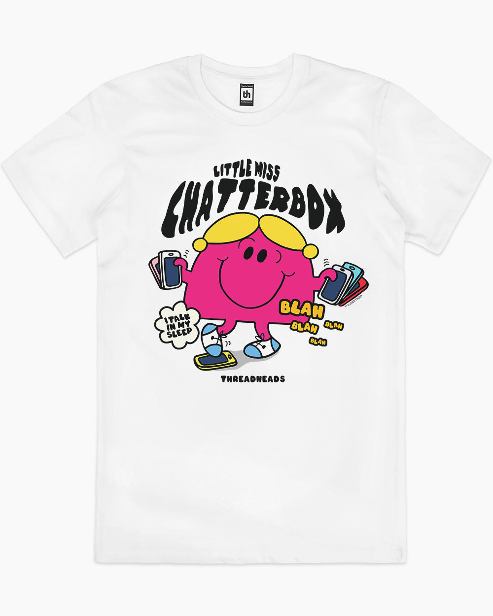 Little Miss Chatterbox T-Shirt Europe Online #colour_white